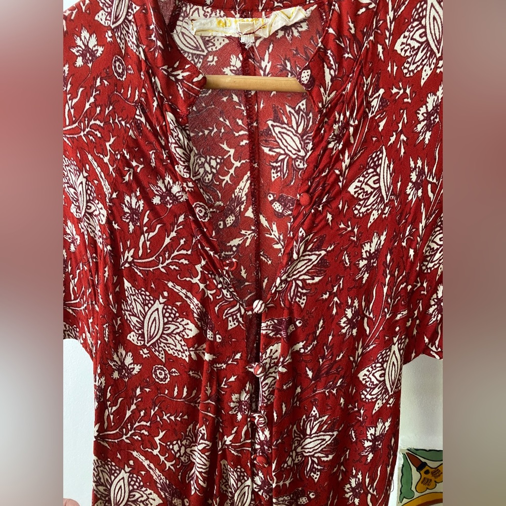 Jens Pirate Booty Red floral dress